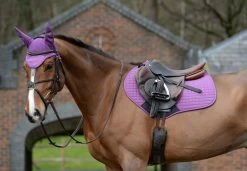 Weatherbeeta Prime Jump Shaped Saddle Pad - Violet