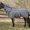 TuffRider Comfy Plus Combo Neck Zebra Print Fly Sheet