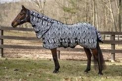 TuffRider Comfy Plus Combo Neck Zebra Print Fly Sheet