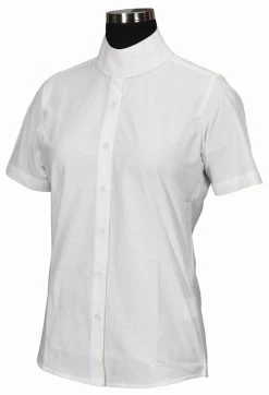 TuffRider Children's Starter Show Shirt 8 TuffRider Children's Starter Show Shirt -Equestrian Discount Store 100154 234 01 childrens starter short sleeve show shirt white 01432.1594587641
