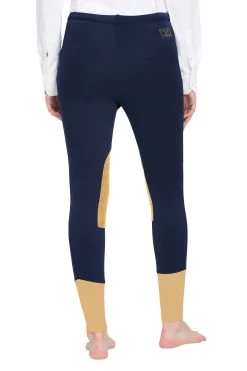 TuffRider UniFleece Pull On Winter Breeches 20 TuffRider UniFleece Pull On Winter Breeches -Equestrian Discount Store 10054 92 15 navy gen model back 23766.1635694442