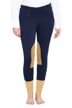 TuffRider UniFleece Pull On Winter Breeches 18 TuffRider UniFleece Pull On Winter Breeches -Equestrian Discount Store 10054 92 15 navy gen model front 2 1 19883.1635694454