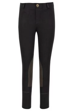 TuffRider Children's Starter Low Rise Pull On Breeches 14 TuffRider Children's Starter Low Rise Pull On Breeches -Equestrian Discount Store 100567 479 16 black gen front 03623.1618092299