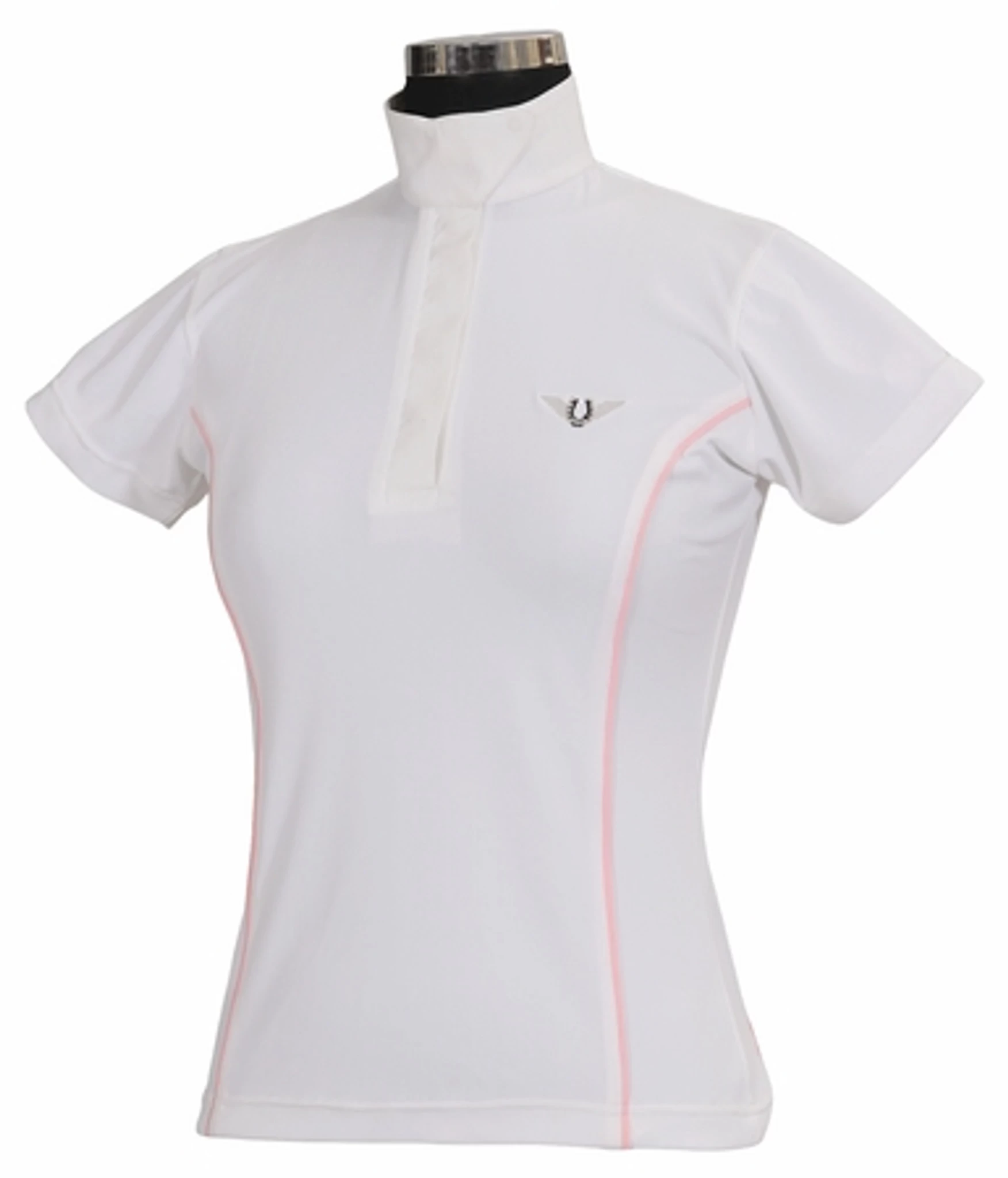 TuffRider Children's Kirby Kwik Dry Short Sleeve Show Shirt 2 TuffRider Children's Kirby Kwik Dry Short Sleeve Show Shirt - Image 2