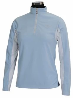 TuffRider Children's Ventilated Technical Sport Shirt 7 TuffRider Children's Ventilated Technical Sport Shirt -Equestrian Discount Store 100726 484 glacier blue front 97801.1377532251