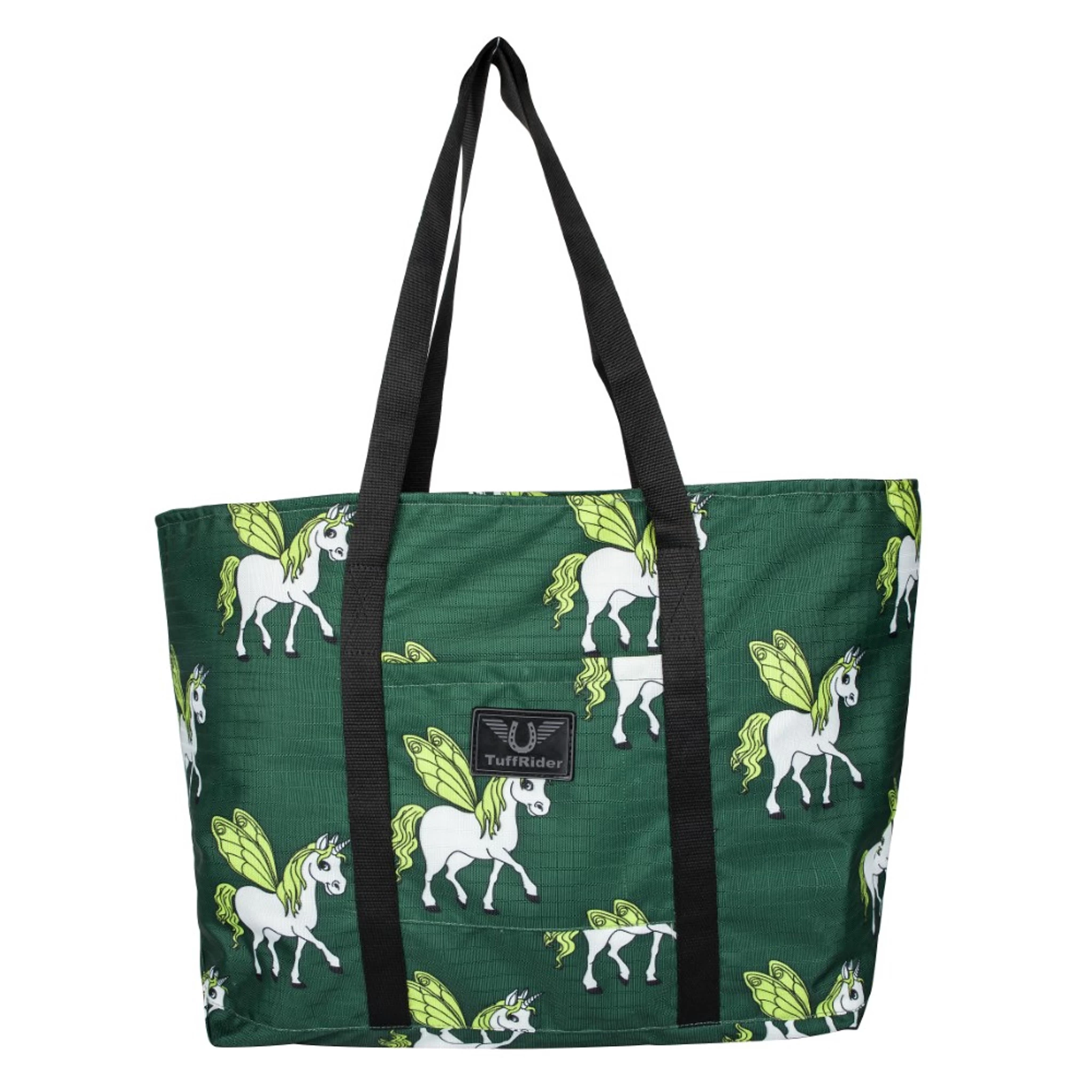 TuffRider Unicorn Print Tote 1 TuffRider Unicorn Print Tote