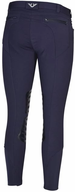 TuffRider Men's Sawyer Breeches -Equestrian Discount Store 100828 912 15 Navy gen back 90544.1623425796