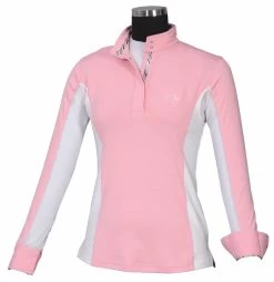 Equine Couture Ladies Cara Long Sleeve Show Shirt 8 Equine Couture Ladies Cara Long Sleeve Show Shirt -Equestrian Discount Store 110754 pink 61793.1669410265