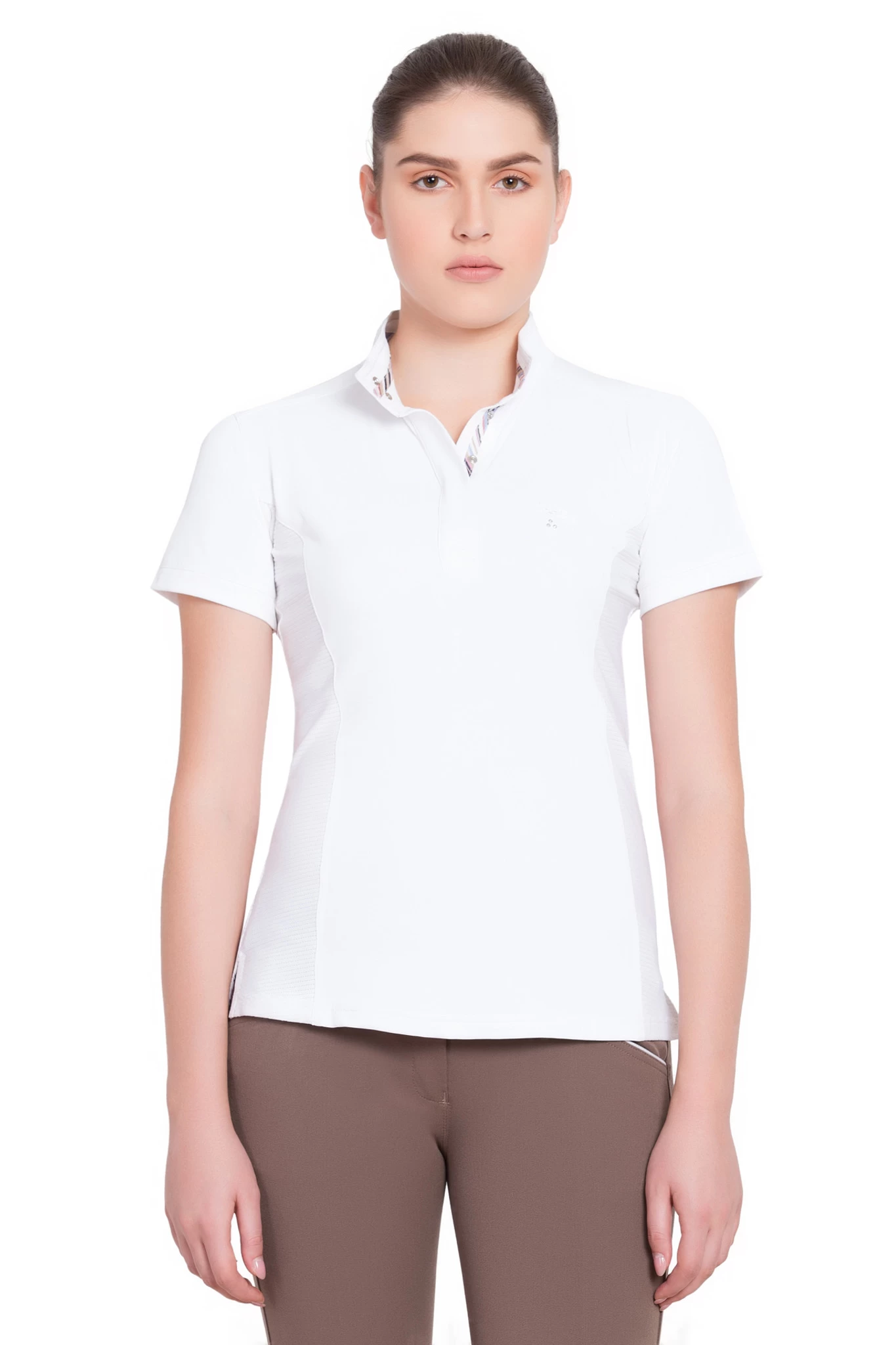 Equine Couture Ladies Cara Short Sleeve Show Shirt 1 Equine Couture Ladies Cara Short Sleeve Show Shirt