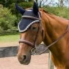 Equine Couture Fly Bonnet With Pearls & Crystals