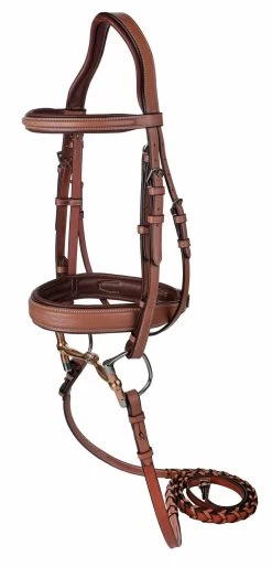 Laureate By Henri De Rivel Raised Fancy Stitched Raised Bridle With Wide Caveson