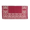 Western Rawhide Country Legend M&M Reversible Standard Saddle Blanket - Fuchsia/White