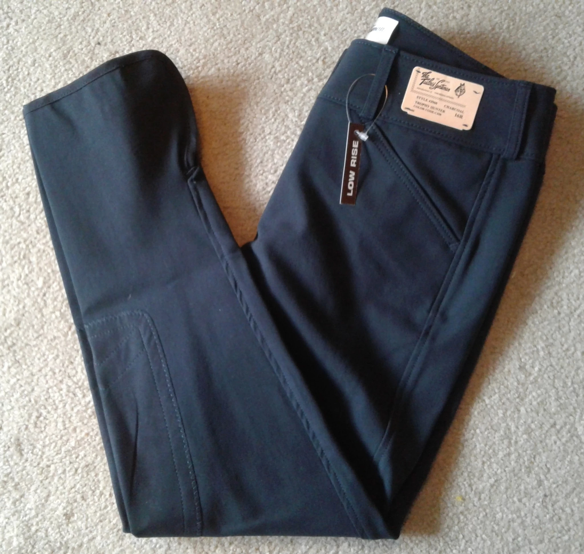 The Tailored Sportsman Girl's Trophy Hunter Front Zip Breeches 3 The Tailored Sportsman Girl's Trophy Hunter Front Zip Breeches - Image 3