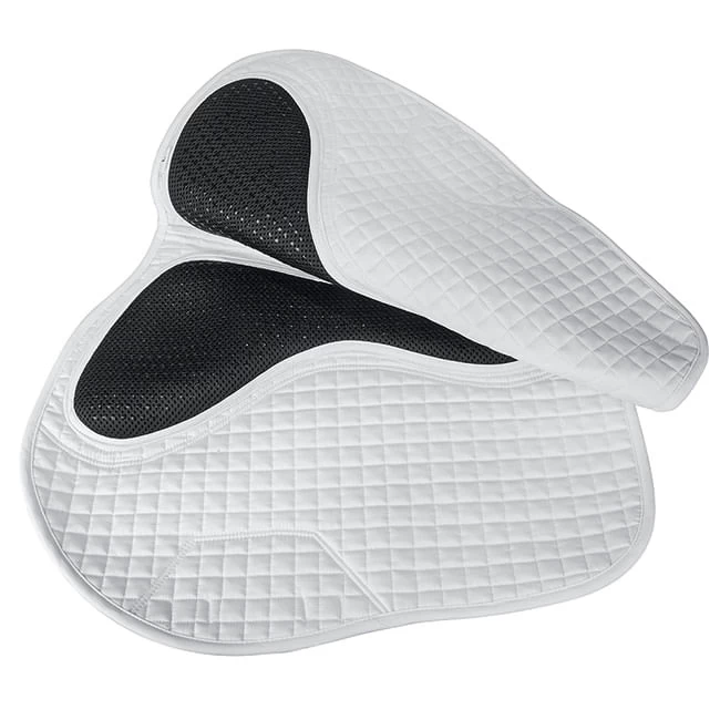 M. Toulouse Superior AP No-Slip Comfort Flo Saddle Pad - White 2 M. Toulouse Superior AP No-Slip Comfort Flo Saddle Pad - White - Image 2