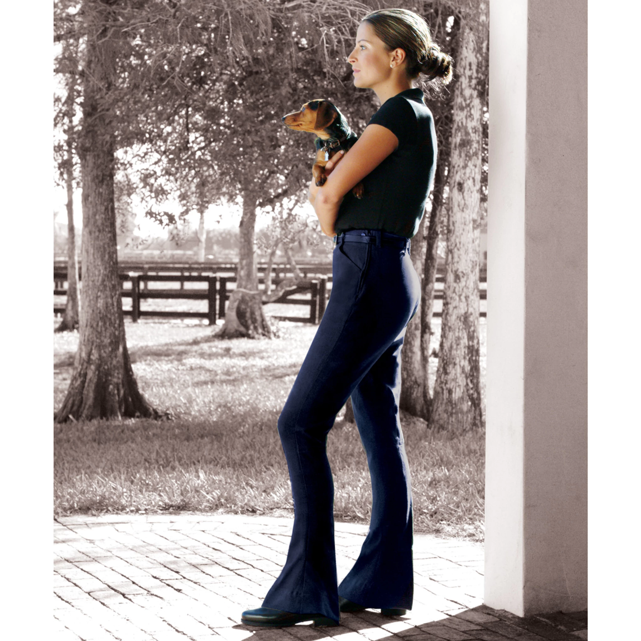 Ovation® EuroWeave™ Side-Zip Kentucky Jodhpurs 1 Ovation® EuroWeave™ Side-Zip Kentucky Jodhpurs