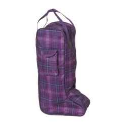Centaur® Classic Plaid Boot Bag -Equestrian Discount Store 467100 Orchid Plaid 94393.1608062017