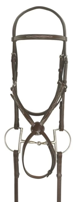 Ovation Elite Collection - Fancy Raised Padded Figure 8 Bridle