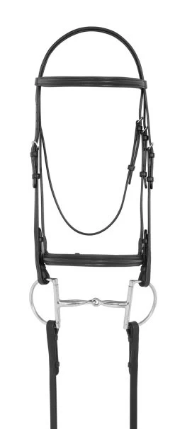 Camelot® Plain Raised Padded Bridle With Laced Reins
