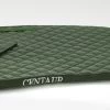 Centaur Imperial Quilted Close Contact Saddle Pad - Forest Green/Forest Green