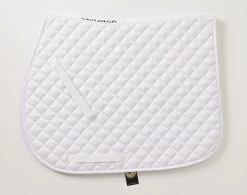 Centaur Imperial Quilted Close Contact Saddle Pad - White/White