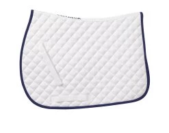 Centaur Imperial Quilted Pony Pad - White/Navy