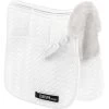 Ovation Europa Oversize Six Shim Dressage Pad - White/White