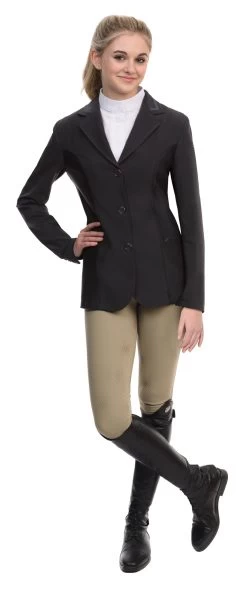 Ovation® Ladies Hybrid Show Coat 9 Ovation® Ladies Hybrid Show Coat -Equestrian Discount Store 471156 HybridShowCoat Black HR 79666.1659985853