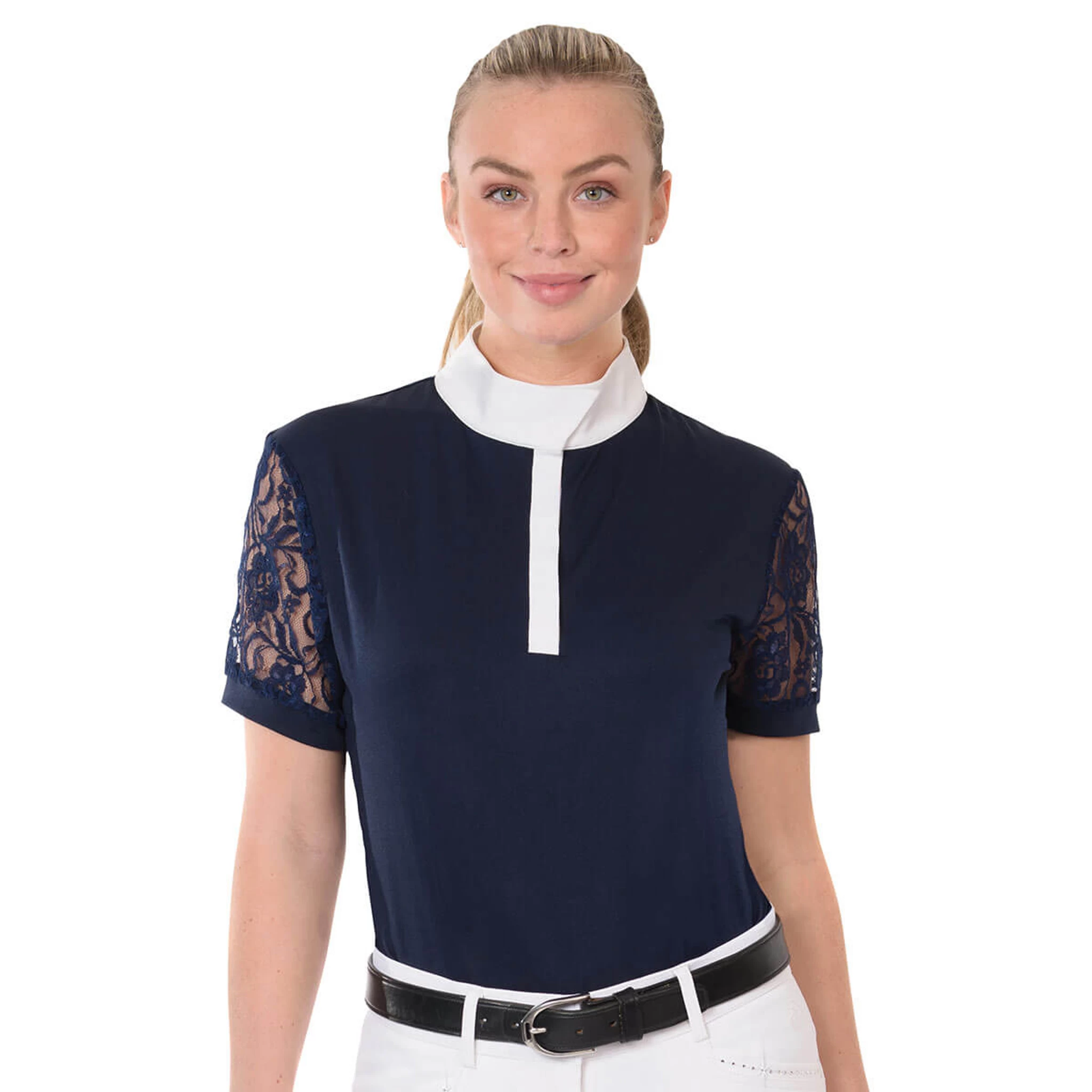 Ovation® Elegance Lace Short Sleeve Show Shirt