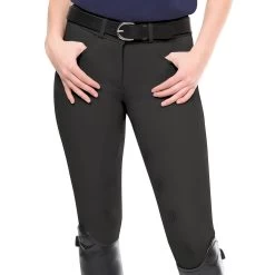 Ovation® Ladies' Bellissima II GripTec Full Seat Breeches 8 Ovation® Ladies' Bellissima II GripTec Full Seat Breeches -Equestrian Discount Store 471217 Dark Grey 00374.1659479047