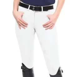 Ovation® Ladies' Bellissima II GripTec Full Seat Breeches 7 Ovation® Ladies' Bellissima II GripTec Full Seat Breeches -Equestrian Discount Store 471217 white 41591.1659479022