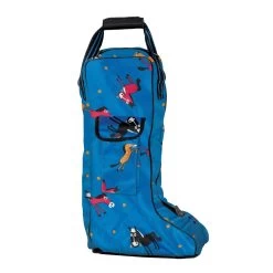 Centaur Pony Print Tall Boot Bag 5 Centaur Pony Print Tall Boot Bag -Equestrian Discount Store 471231 Blue Pony Print sm 56013.1668695567