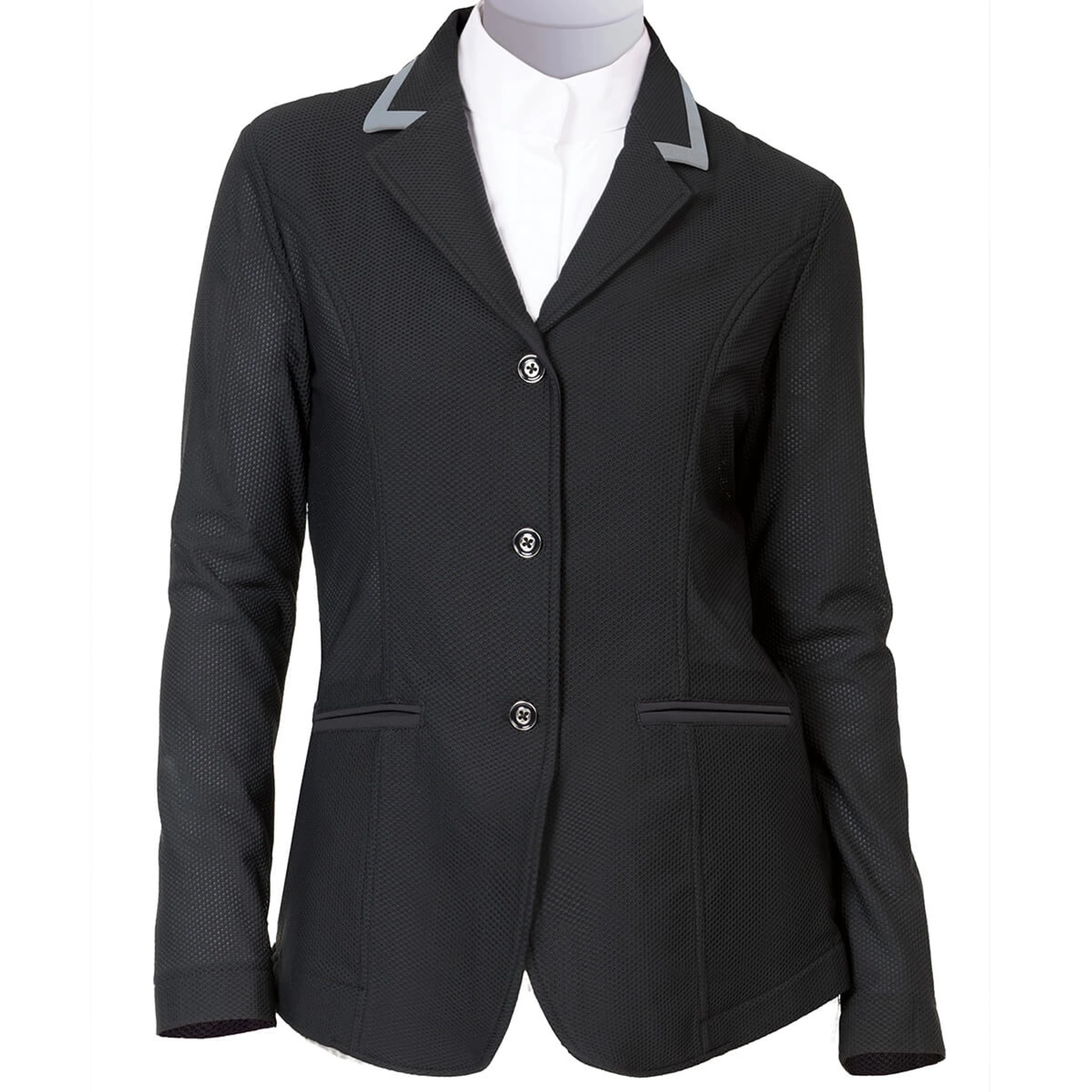 Ovation® AirFlex Show Coat With Contrast Collar 4 Ovation® AirFlex Show Coat With Contrast Collar - Image 4