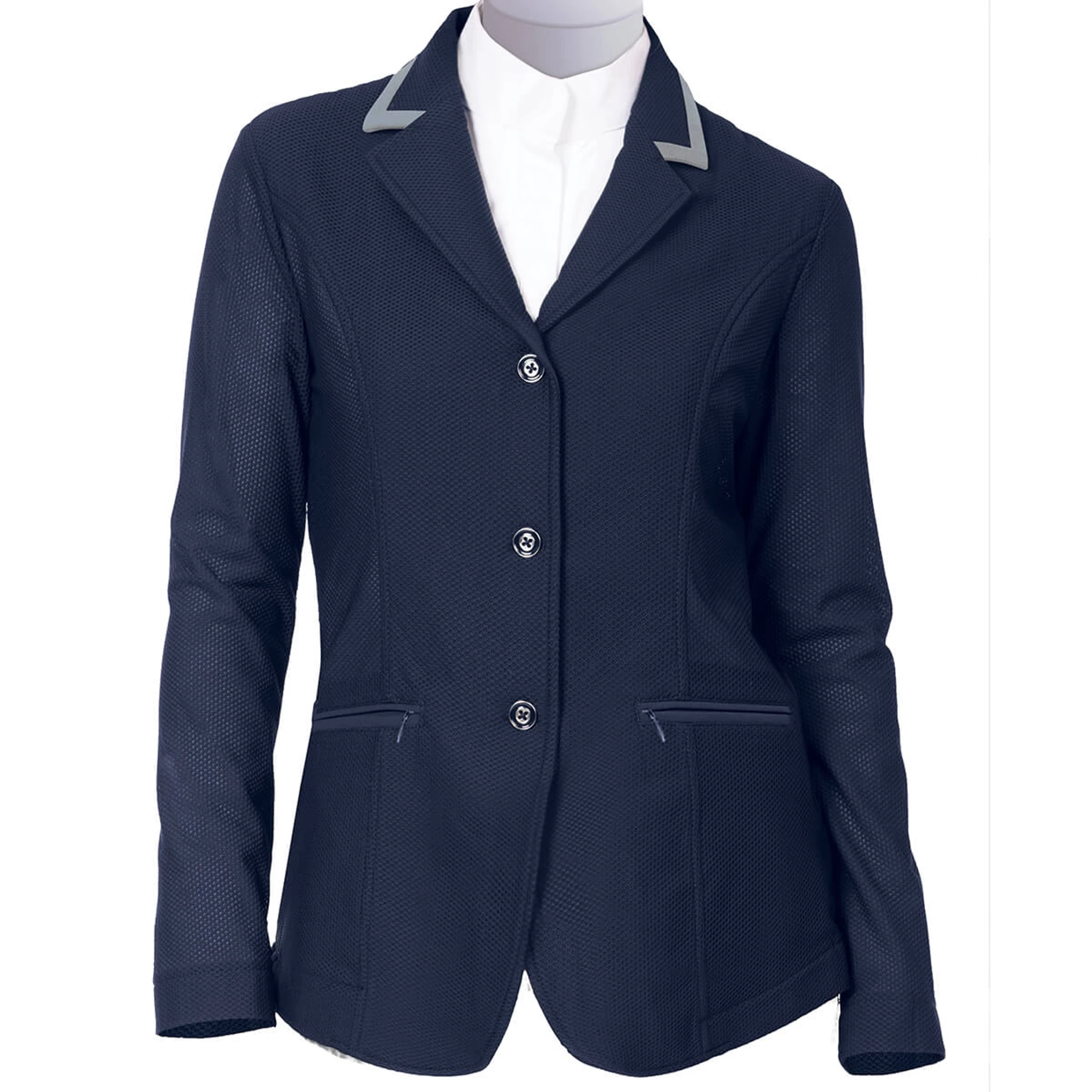 Ovation® AirFlex Show Coat With Contrast Collar 3 Ovation® AirFlex Show Coat With Contrast Collar - Image 3