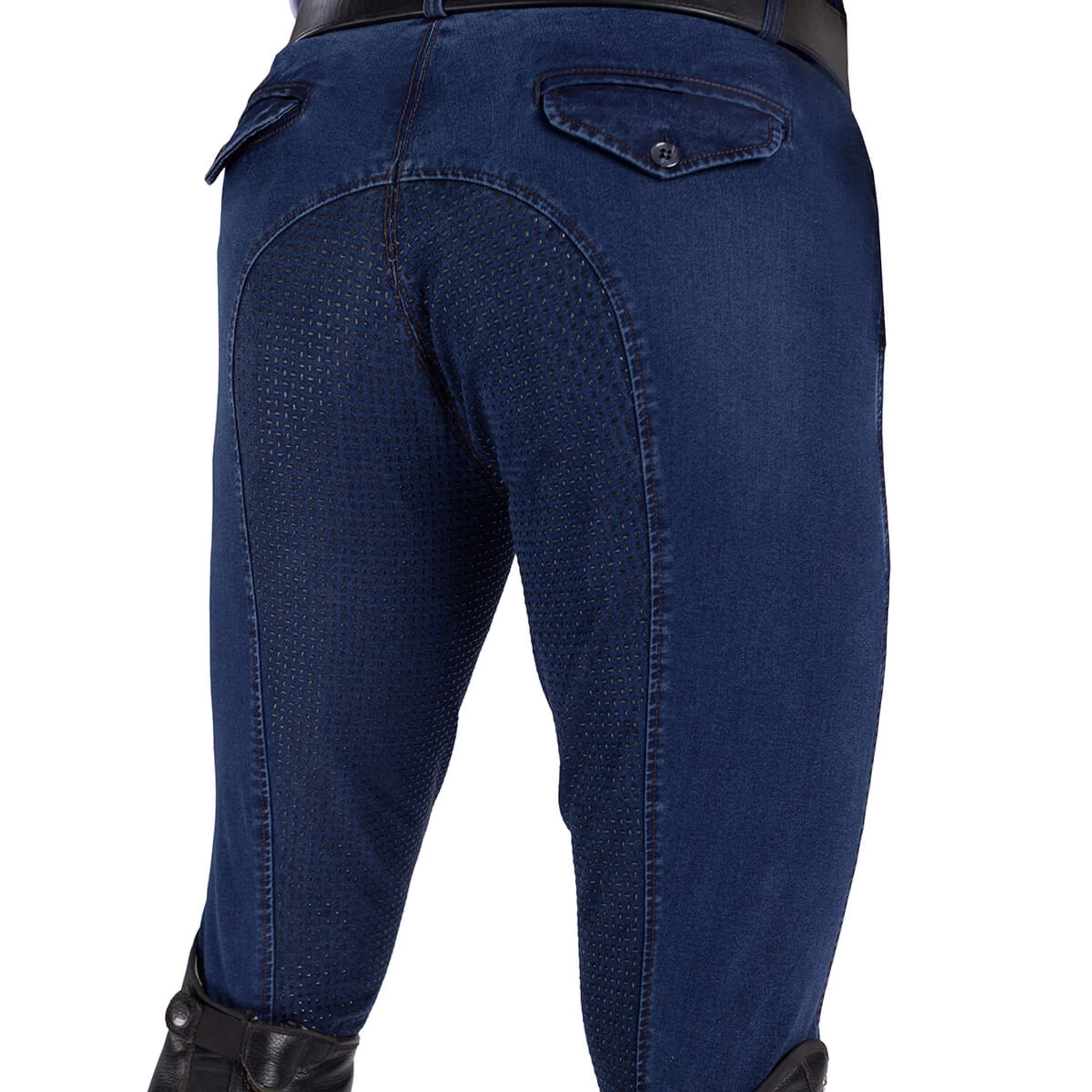 Romfh Mens Argento 5 Pocket Silicone Full Seat Breeches 2 Romfh Mens Argento 5 Pocket Silicone Full Seat Breeches - Image 2