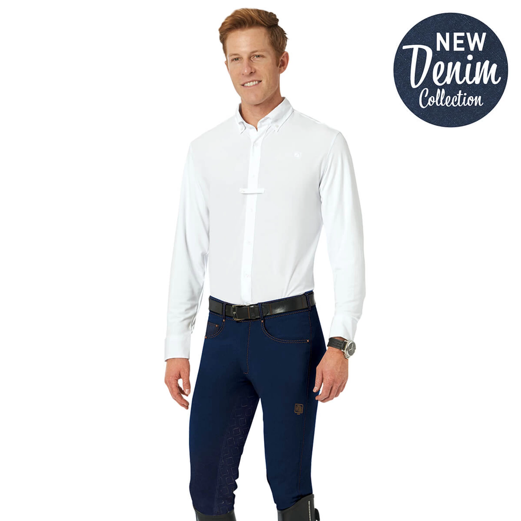 Romfh Mens Argento 5 Pocket Silicone Full Seat Breeches 3 Romfh Mens Argento 5 Pocket Silicone Full Seat Breeches - Image 3