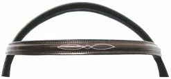 HDR Advantage Fancy Raised Snaffle Bridle -Equestrian Discount Store 5013 havana gen detail 2 13533.1611678765