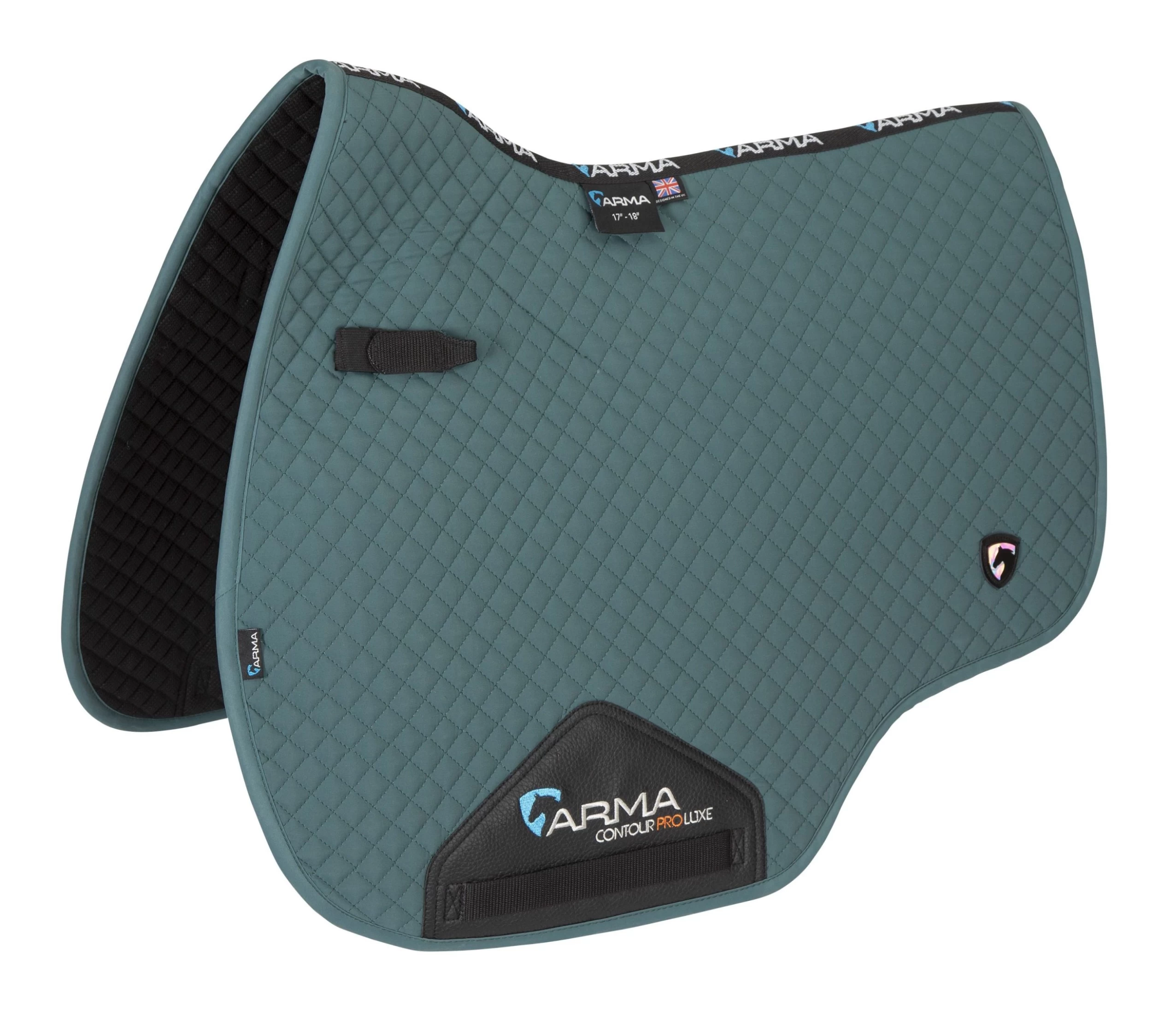 Shires ARMA Luxe Saddle Pad - Dark Green 1 Shires ARMA Luxe Saddle Pad - Dark Green