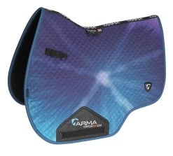 Shires ARMA Tie Dye Saddle Pad - Navy -Equestrian Discount Store 5286 NAVY 1 1 1