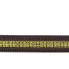 HK Americana Double Row Lime Crystal Browband