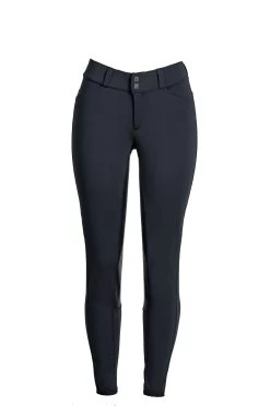 FITS Free Flex Full Seat Riding Breeches 22 FITS Free Flex Full Seat Riding Breeches -Equestrian Discount Store A618B Free Flex Black Solihouette front 84737.1586537391