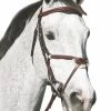 HDR Pro Mono Crown Raised Figure 8 Bridle With Rubber Reins