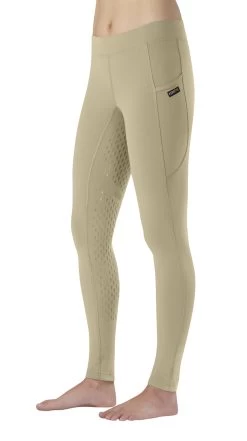 Kerrits Kids Ice Fil Tights - Tan, Black