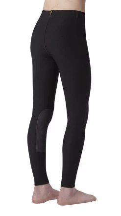 Kerrits Kids Microcord™ Knee Patch Riding Breech -Equestrian Discount Store Kids Microcord KP Black back 24057.1475613771