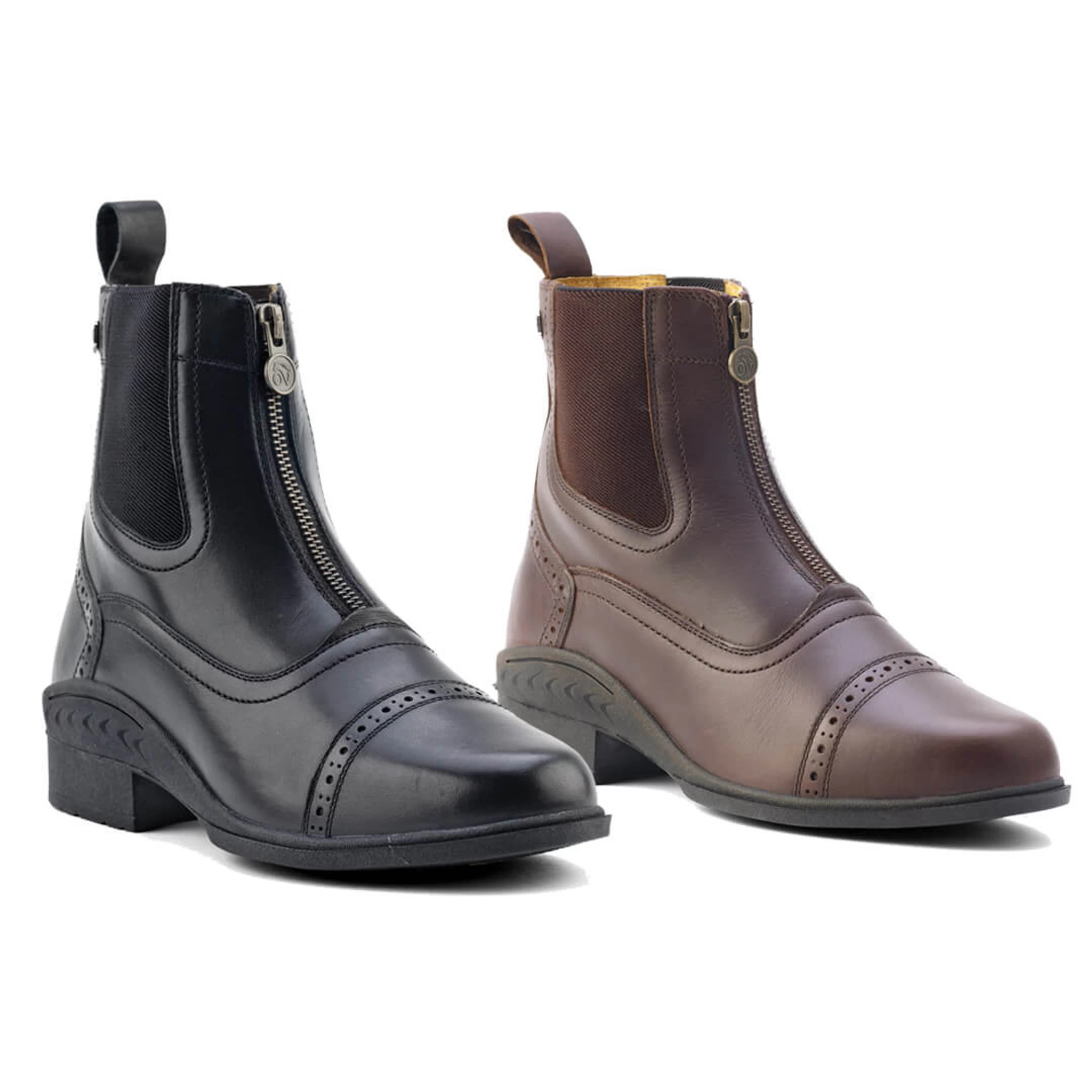 Ovation® Child's Tuscany Zip Paddock Boots 1 Ovation® Child's Tuscany Zip Paddock Boots