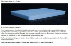 T3 Felt Lined FlexForm Performance Pad W/Wear Leathers - Black