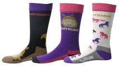 TuffRider Asher Kids 3 Pack Socks