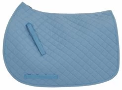TuffRider Basic Pony Saddle Pad -Equestrian Discount Store TuffRider Basic AP Saddle Pad Light blue 34130.1495398956