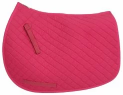 TuffRider Basic Pony Saddle Pad -Equestrian Discount Store TuffRider Basic AP Saddle Pad hotpink 81840.1495398956