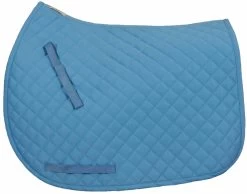 TuffRider Basic Pony Saddle Pad -Equestrian Discount Store TuffRider Basic AP Saddle Pad neon blue 41264.1495398957
