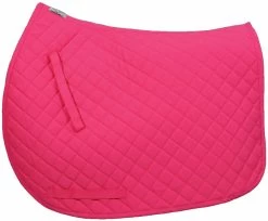 TuffRider Basic Pony Saddle Pad -Equestrian Discount Store TuffRider Basic AP Saddle Pad neon pink 04021.1495398958